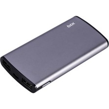 Bix HB-Q05 Çift Çıkışlı 5000 mAh Hızlı Şarj Taşınabilir Powerbank