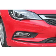 Spider Opel Astra K Sis Farı Çerçevesi 2 Parça Paslanmaz Çelik 2015 Üzeri Modeller