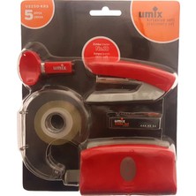 Umix Umix Kırtasiye Seti Kırmızı N:U2250-Krs