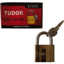 Tudor Gold Asma Kilit 50 Mm 3 Anahtarlı