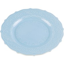 Kancaev Dantel Koleksiyon Tatlı Tabağı 21 cm Mavi (2 ADET)
