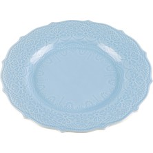 Kancaev Dantel Koleksiyon Yemek Tabağı 26 cm Mavi (2 ADET)