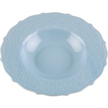 Kancaev Dantel Koleksiyon Çorba Tabağı 22 cm Mavi (2 ADET)