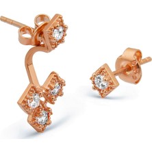 Argentum Concept Zirkon Taşlı Gümüş Küpe K031301