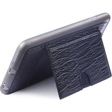 Pierre Cardin iPhone 6 Plus Deri Arka Koruma Paneli Siyah PCL-P11