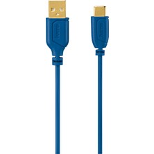 Hama USB - C/Type - C Kablo 0.75 m - Mavi HM.135785