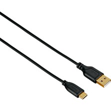 Hama USB - C/Type - C Kablo 0.75 m - Siyah HM.135784