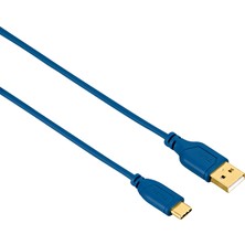 Hama USB - C/Type - C Kablo 0.75 m - Mavi HM.135785