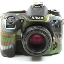 EasyCover Nikon D7100/D7200 Silikon Kılıf ECND7100C (Kamuflaj)