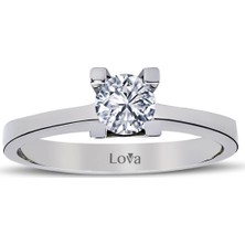 Lova G Renk 0,46 Karat Pırlanta Tektaş Yüzük 1020010