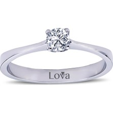 Lova H-VS 0,16 Karat Pırlanta Tektaş Yüzük 1020026