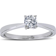 Lova G Renk 0,28 Karat Pırlanta Tektaş Yüzük 1020033