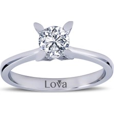 Lova G Renk 0,50 Karat Pırlanta Tektaş Yüzük 1020044