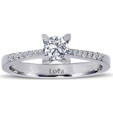 Lova Toplam 0,40 Karat Pırlanta Tektaş Yüzük 1020134