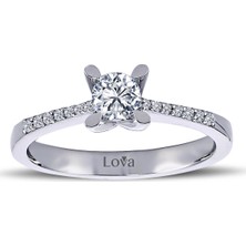 Lova Toplam 0,40 Karat Pırlanta Tektaş Yüzük 1020139