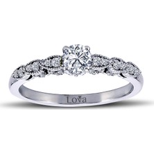 Lova Toplam 0,42 Karat Pırlanta Tektaş Yüzük 1020157