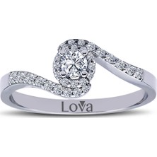 Lova Toplam 0,33 Karat Pırlanta Tektaş Yüzük 1020162