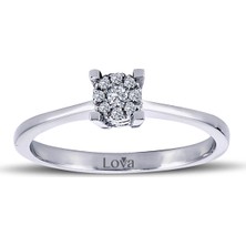 Lova 0,30 Karat Tektaş Görünümlü Pırlanta Yüzük 1020165