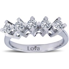 Lova 0,72 Karat Pırlanta Beştaş Yüzük 1020186