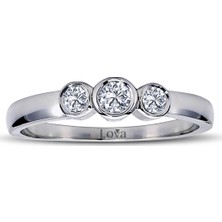Lova 0,23 Karat Pırlanta Tria Yüzük 1020212