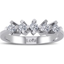 Lova 0,36 Karat Pırlanta Beştaş Yüzük 1020249