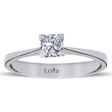 Lova G Renk 0,46 Karat Pırlanta Tektaş Yüzük 1030003