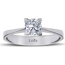 Lova H Renk 0,55 Karat Pırlanta Tektaş Yüzük 1030004