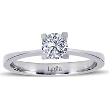 Lova G Renk 0,45 Karat Pırlanta Tektaş Yüzük 1030009