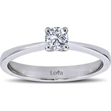 Lova 0,23 Karat Pırlanta Tektaş Yüzük 1030044