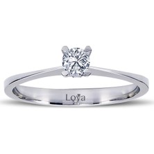 Lova G-VS2 0,18 Karat Pırlanta Tektaş Yüzük 1030053