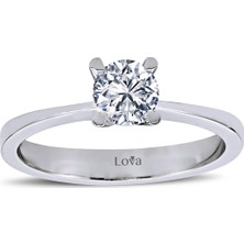 Lova G Renk 0,52 Karat Pırlanta Tektaş Yüzük 1030056