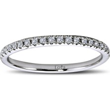 Lova 0,15 Karat Pırlanta Yarımtur Yüzük 1030148