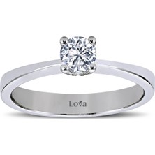 Lova G Renk 0,31 Karat Pırlanta Tektaş Yüzük 1040041