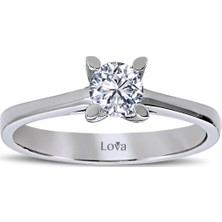 Lova G Renk 0,41 Karat Pırlanta Tektaş Yüzük 1040068