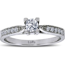 Lova Toplam 0,45 Karat Pırlanta Tektaş Yüzük 1040071