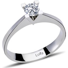 Lova H Renk 0,30 Karat Pırlanta Tektaş Yüzük 1050003