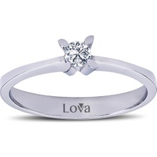 Lova G Renk 0,15 Karat Pırlanta Tektaş Yüzük 1050045