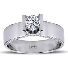 Lova Toplam 0,76 Karat Pırlanta Tektaş Yüzük 1050168