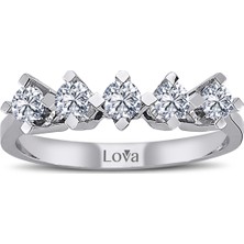 Lova G Renk 0,50 Karat Pırlanta Beştaş Yüzük 1050188