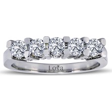 Lova 0,65 Karat Pırlanta Beştaş Yüzük 1050202