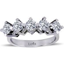 Lova F Renk 1,20 Karat Pırlanta Beştaş Yüzük 1050224