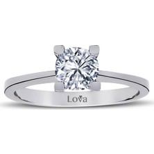 Lova G Renk 0,72 Karat Pırlanta Tektaş Yüzük 1060005