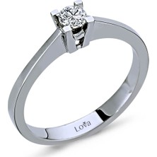 Lova G Renk 0,17 Karat Pırlanta Tektaş Yüzük 1060016