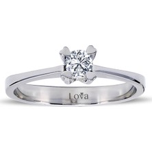 Lova 0,20 Karat Pırlanta Tektaş Yüzük 1070001
