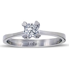 Lova F-VS 0,27 Karat Pırlanta Tektaş Yüzük 1070002