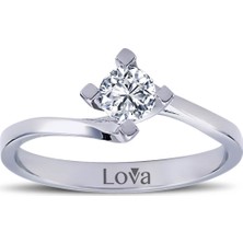 Lova H Renk 0,31 Karat Pırlanta Tektaş Yüzük 1070032