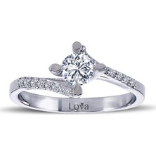 Lova Toplam 0,55 Karat Pırlanta Tektaş Yüzük 1070063