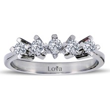 Lova 0,35 Karat Pırlanta Beştaş Yüzük 1070064