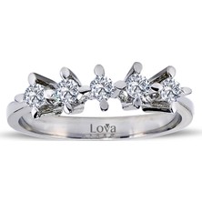 Lova 0,35 Karat Pırlanta Beştaş Yüzük 1070068