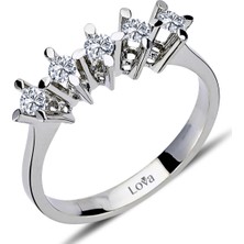Lova 0,35 Karat Pırlanta Beştaş Yüzük 1070068